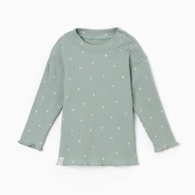 Лонгслив «Крошка Я» Olives, рост 62-68 см, оливковая