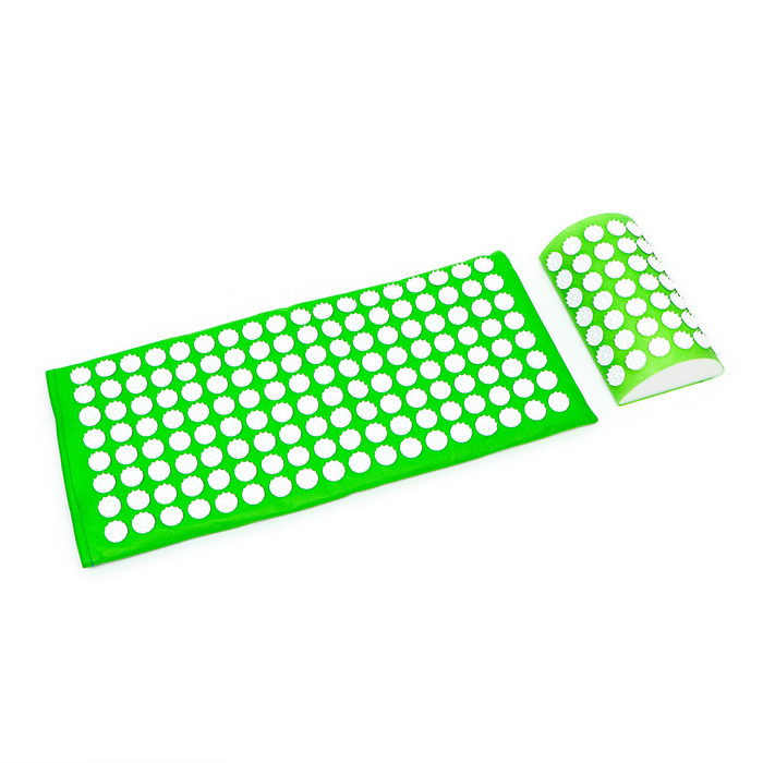 Аппликатор Кузнецова комплект, 144 колючки, спантекс, зелёный, 260 х 560 мм + валик  140*230 1035869