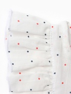 Блузка для девочки MINAKU: Cotton collection, белая, рост 110 см - Фото 10