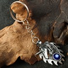 Амулет защитный "Единорог", 30х32мм, металлический - фото 23793104