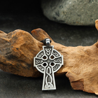 Амулет защитный "Кельтский крест", 26х44мм, металлический - фото 23782174
