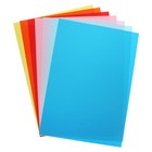 Бумага цветная А4, 8 листов "Кит", 8 цветов, тонированная, 80 г/м2, в папке - фото 9212338