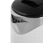 Чайник электрический Irir IR-1367, металл, 1.8 л, 1500 Вт, бело-чёрный - фото 9819100