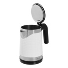 Чайник электрический Irir IR-1367, металл, 1.8 л, 1500 Вт, бело-чёрный - Фото 7