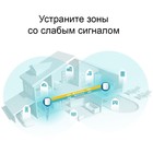 Бесшовный Mesh роутер TP-Link Deco X60 AX3000, 1000 Мбит/с, 2 шт, белый - фото 51650787 Бесшовный Mesh роутер TP-Link Deco X60 AX3000, 1000 Мбит/с, 2 шт, белый - фото 51650787