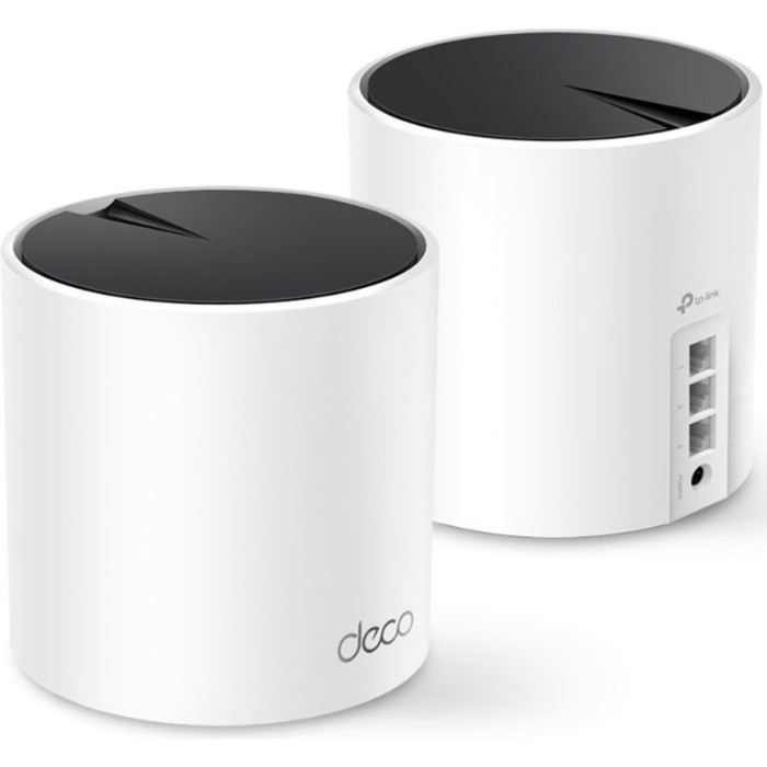 Бесшовный Mesh роутер TP-Link Deco X55 (DECO X55(2-PACK)) AX3000 10/100/1000BASE-TX белый (у   10047 - фото 51534303