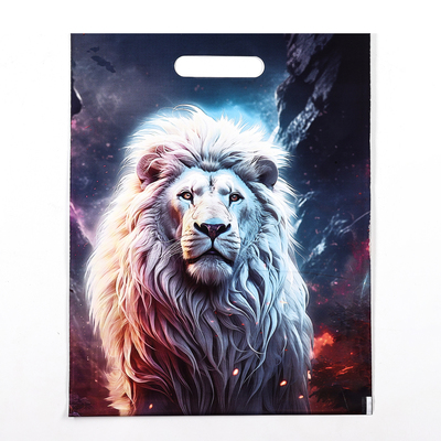 Пакет «Лев», полиэтиленовый с вырубной ручкой, 30×40 см, 50 мкм