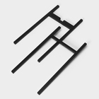 Подставка для цветов «Лофт», h=55 см, d=25 см, металл - фото 23777277