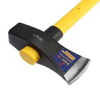 Колун-кувалда кованый ТУНДРА ПРОФИ, обратный всад, трехкомпонентная рукоятка с защитой, 3.6 кг - Фото 9