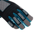 Перчатки универсальные DENZEL 90324, усиленные, с защитными накладками, размер 8 - Фото 4
