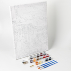 Картина по номерам с подрамником и гирляндой «Набережная», 30×40 см - Фото 3