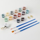 Картина по номерам с подрамником и поталью «Тропики», 20×30 см - Фото 4