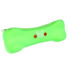 Пенал школьный Calligrata «Кость» на молнии, силиконовый, неоновый салатовый - Фото 1