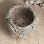Кашпо "Рикки" серый камень, 18х16х15см - Фото 4