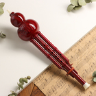 Флейта Music Life, хулуси, тональность C, красная, 42 х 8,7 х 5 см - фото 12040408