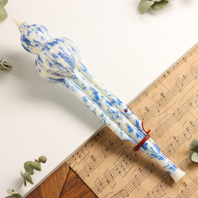 Флейта Music Life, хулуси, тональность C, слоновая, кости, 42×8.7×5 см