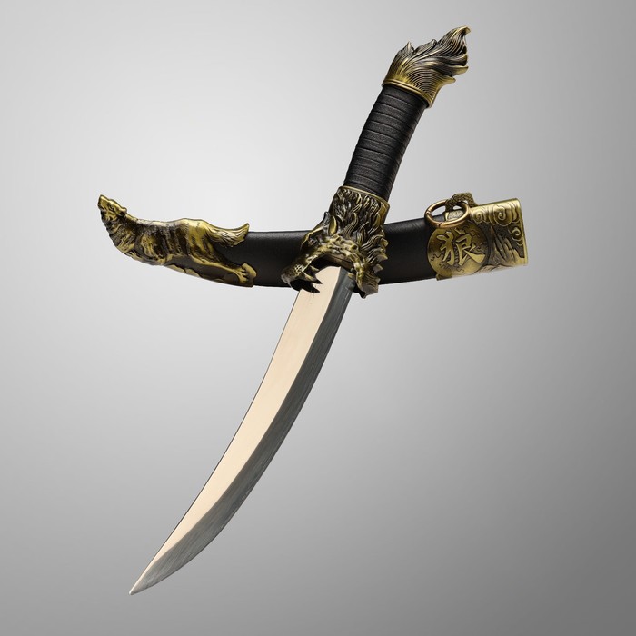 Макет оружия «Сувенирный ятаган», 35 см, клинок 22 см - Фото 1