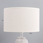 Настольная лампа "Жозефина" Е27 40Вт белый 25х25х40,5 см RISALUX - Фото 3