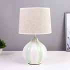 Настольная лампа «Лейла» Е14 40 Вт салатовая 20×20×33 см RISALUX - Фото 1