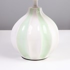 Настольная лампа «Лейла» Е14 40 Вт салатовая 20×20×33 см RISALUX - Фото 4