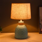 Настольная лампа "Медея" Е14 40Вт голубой 20х20х33 см RISALUX - Фото 2