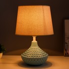Настольная лампа «Мира» Е27 40 Вт голубой 25×25×37 см RISALUX - Фото 2