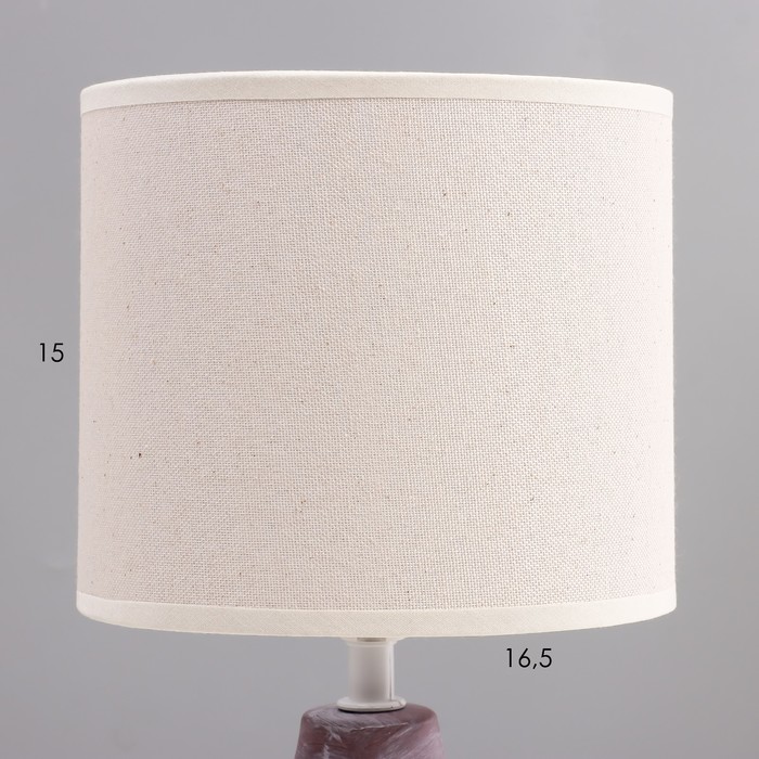Настольная лампа "Моника" Е14 40Вт шоколадный 17х17х33 см RISALUX