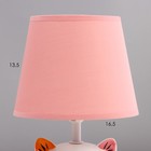 Настольная лампа "Киса" Е14 40Вт бело-розовый 17х17х27 см RISALUX - Фото 3