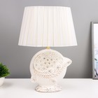 Настольная лампа "Новелла" Е14 40Вт белый 28х40 см RISALUX - фото 321164009