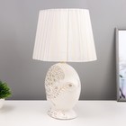 Настольная лампа "Новелла" Е14 40Вт белый 28х40 см RISALUX - Фото 3