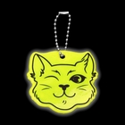 Светоотражающий элемент «Кот хитрец», двусторонний, 6 × 5,9 см, цвет МИКС - Фото 4