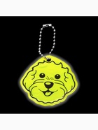 Светоотражающий элемент «Морда», двусторонний, 5.9×6 см, жёлтый - Фото 2