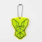 Светоотражающий элемент «Кролик», двусторонний, 4,7 × 6 см, цвет МИКС - Фото 3
