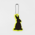 Светоотражающий элемент «Силуэт кролика», двусторонний, 3,3 × 6 см, цвет МИКС - Фото 3
