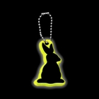 Светоотражающий элемент «Силуэт кролика», двусторонний, 3,3 × 6 см, цвет МИКС - Фото 4