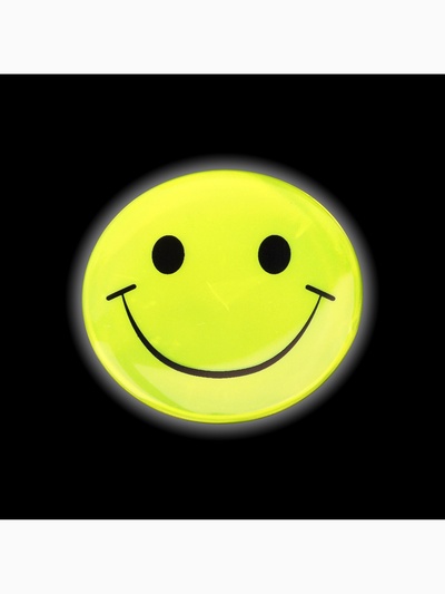 Светоотражающий значок «Смайл», d=5.8 см, МИКС