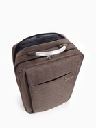 Рюкзак городской, с отделом для ноутбука, с USB разъёмом, 30×13×41 см, коричневый - Фото 8