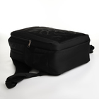 Рюкзак молодёжный, 2 отдела на молнии, 4 кармана, с USB, цвет чёрный - Фото 3