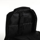 Рюкзак молодёжный, 2 отдела на молнии, 4 кармана, с USB, цвет чёрный - Фото 4
