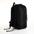 Рюкзак молодёжный на молнии, наружный карман, цвет чёрный - Фото 2