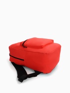 Рюкзак школьный на молнии, с карманами, однотонный, размер 29×14.5×42 см, красный - Фото 5