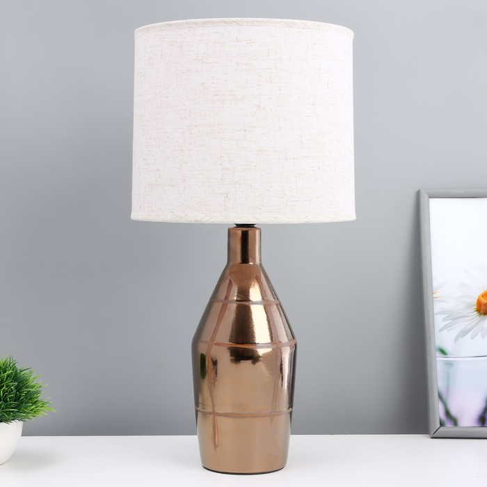 Настольная лампа «Элис» Е27 40 Вт золото 23×23×46 см RISALUX