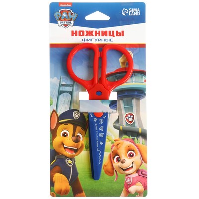 Ножницы фигурные пластиковые, 12.5 см, «Щенячий патруль»