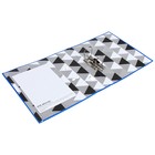 Папка-регистратор А4 75 мм Calligrata ламинированная, джинсовый синий - Фото 7