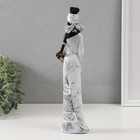 Сувенир полистоун "Африканка в белом с золотым кувшином" 5х8х31,5 см - фото 23748618