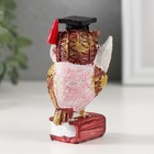 Фигурка полистоун «Ученый красный филин на книге», 3.5×4.5×8.5 см, МИКС - Фото 4