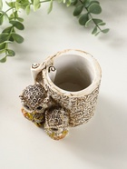 Фигурка - карандашница полистоун «Филины с орнаментом», 6.5×8.5×9 см - Фото 7