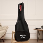 Набор аксессуаров для гитары Music Life: ремень, чехол 105х41 см, медиаторы 5 штук, струны - Фото 4