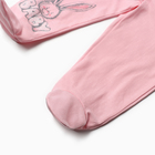 Ползунки для девочки, цвет розовый, рост 68 - Фото 3