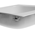 УЦЕНКА Мойка кухонная стальная «Сантэкс», 450×505×160 мм, эмалированная, с кронштейнами 10368646